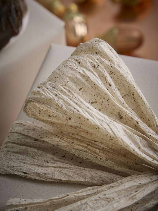 Wide Natural Silk Paper Ribbon 5m