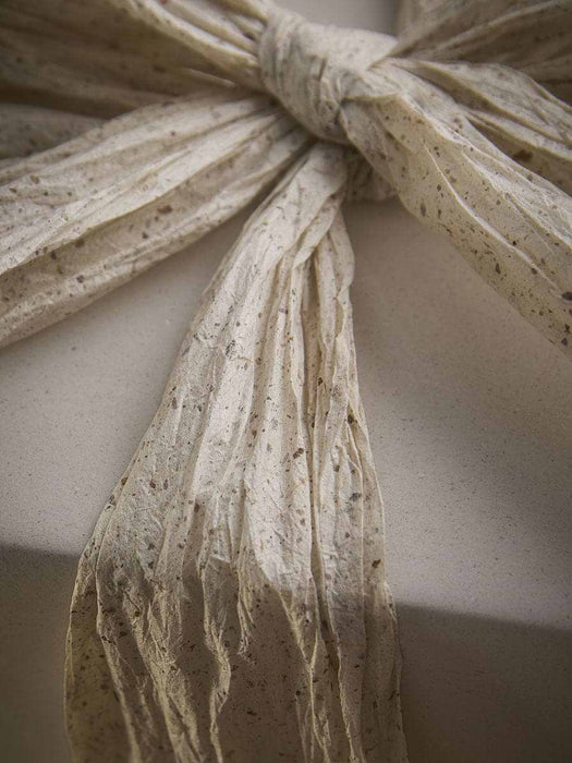 Wide Natural Silk Paper Ribbon 5m