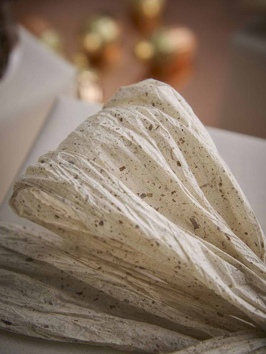 Wide Natural Silk Paper Ribbon 5m