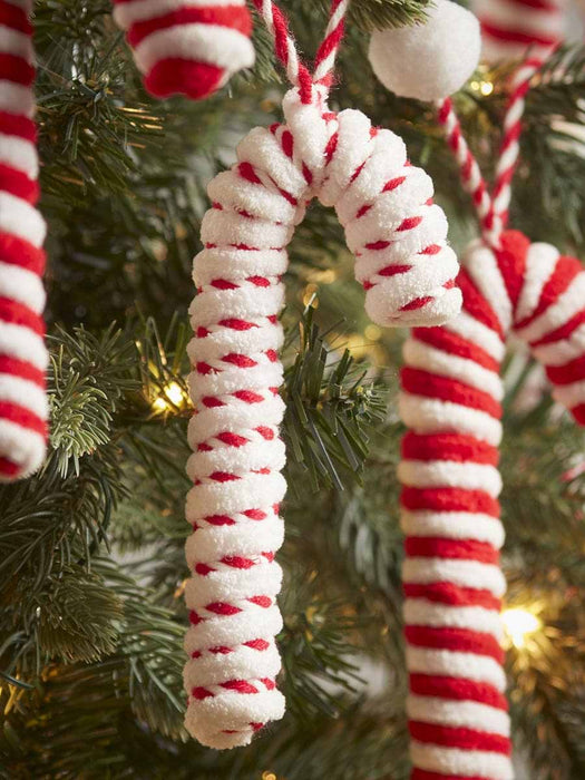 Supersoft Candy Cane Garland