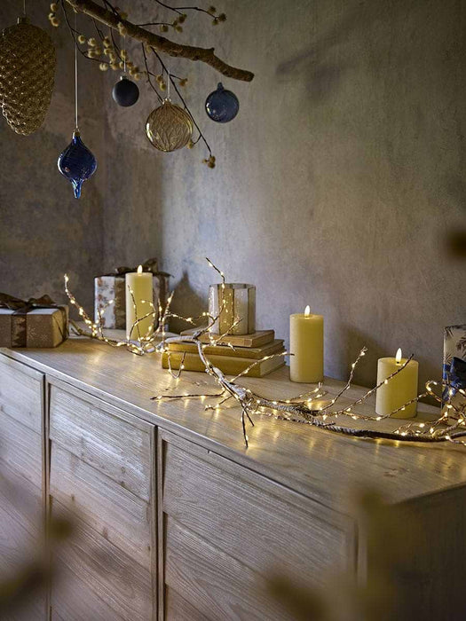 Frosted Light Up Willow Garland