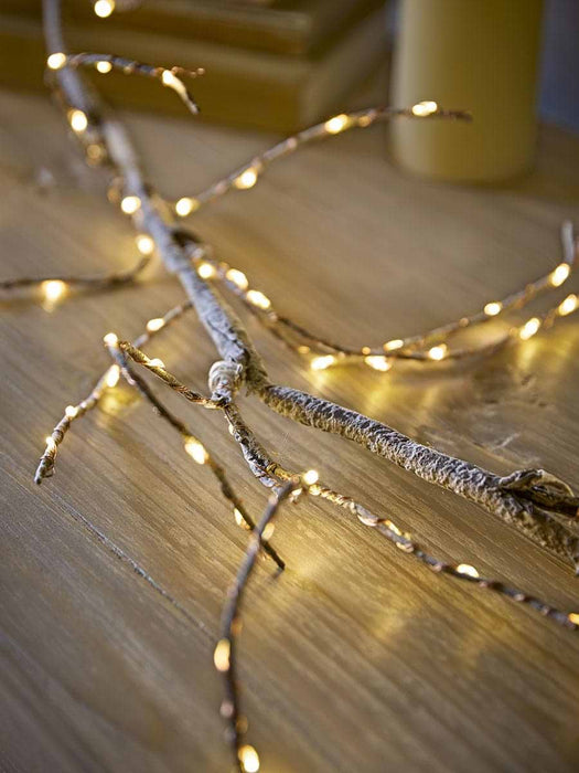 Frosted Light Up Willow Garland