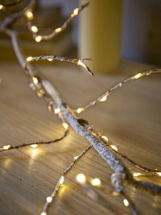 Frosted Light Up Willow Garland