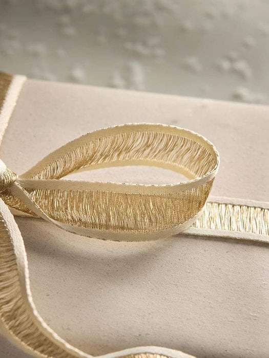 Metallic Curling Ribbon - Cream 15m