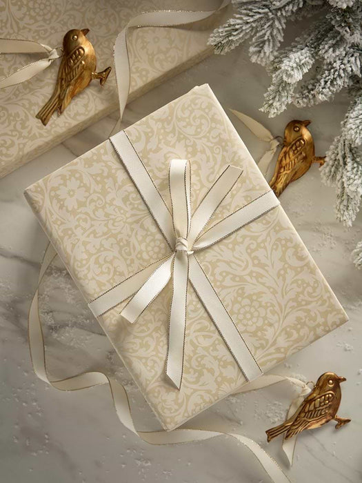 Golden Edged Grosgrain Ribbon 20m