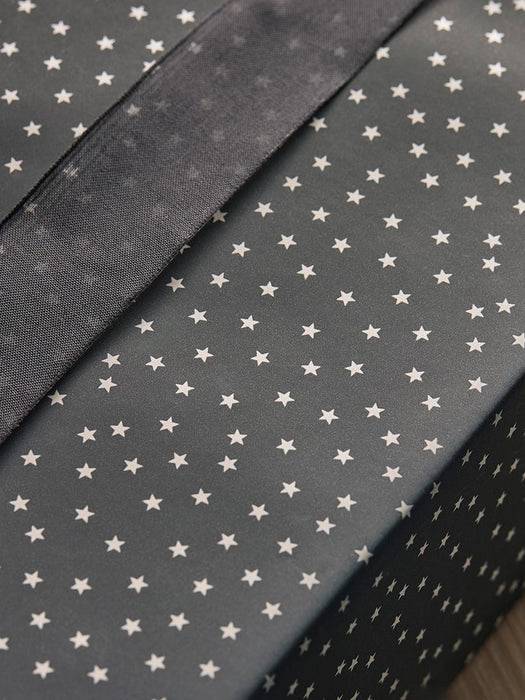 Mini Stars Wrapping Paper - Grey - 10m