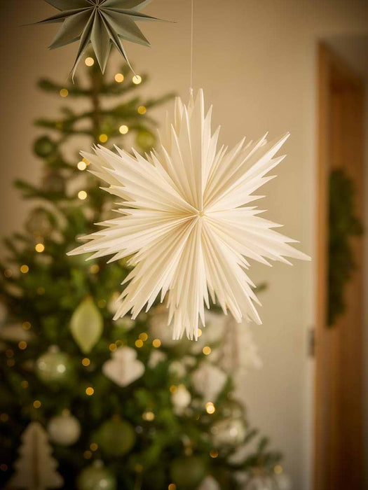 Pleated Hanging Paper Star