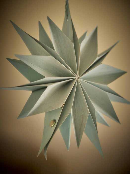 Sage Hanging Paper Star - Small