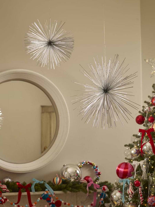 Hanging Tinsel Starburst - Small