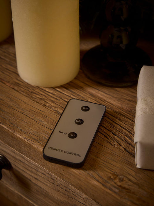 Seven Piece Remote Controlled LED Candle Set