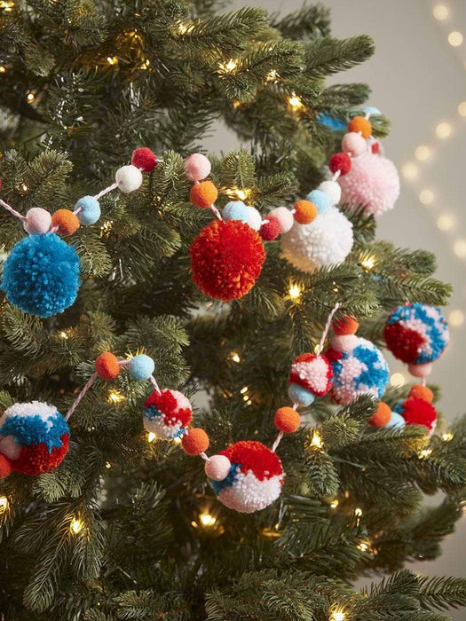 Two Pom Pom Garlands