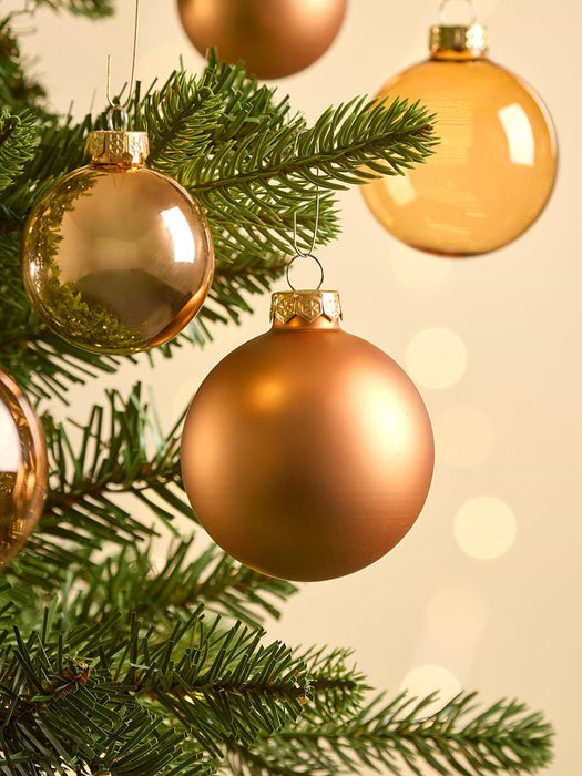 Glass Bauble Selection Box - Ginger
