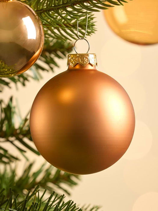 Glass Bauble Selection Box - Ginger