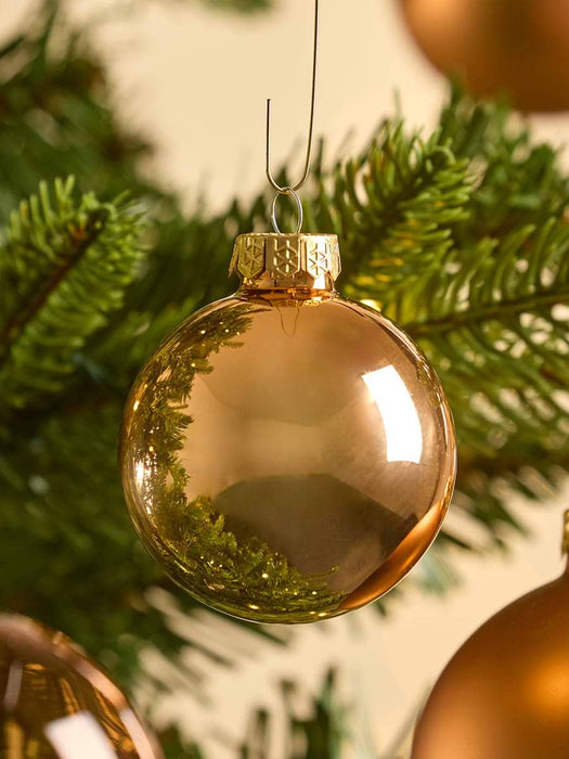 Glass Bauble Selection Box - Ginger