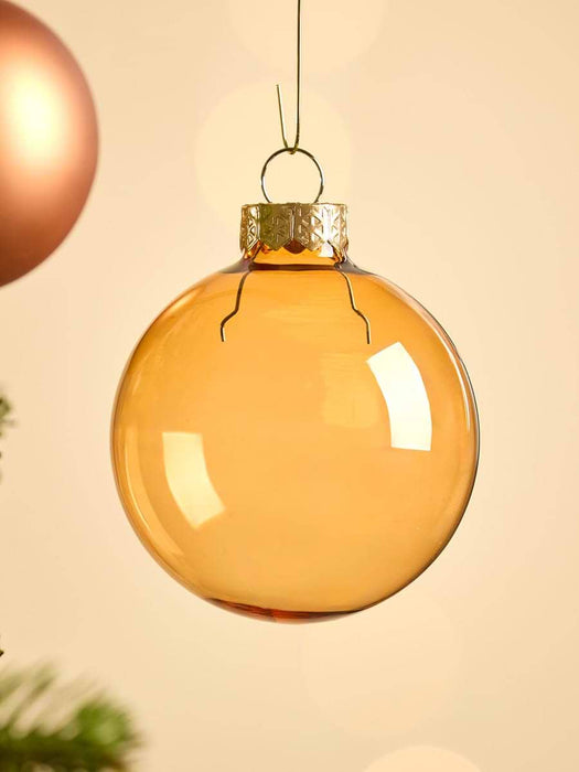 Glass Bauble Selection Box - Ginger
