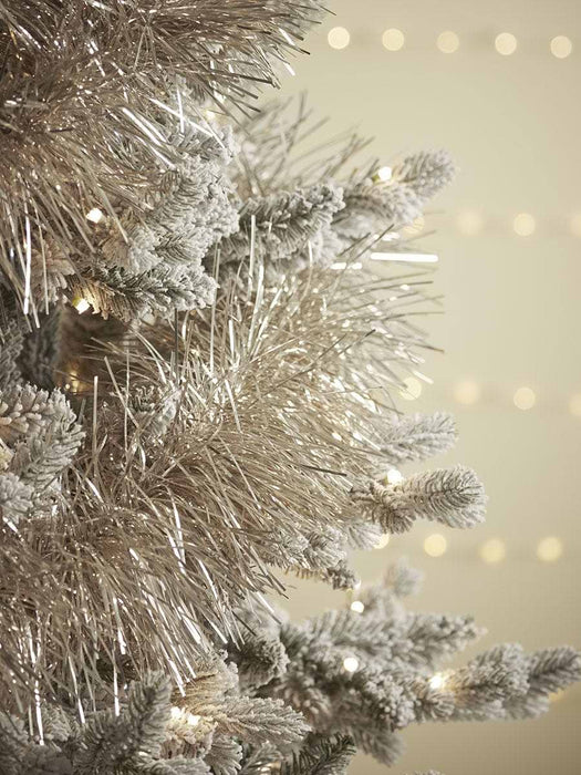 Snowy Alberta Pine Pre-Lit Christmas Tree