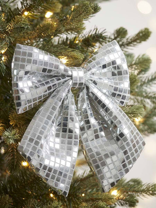 Four Disco Tree Bow Clips