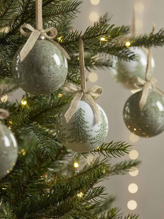 Twelve Festive Forest Shatterproof Baubles