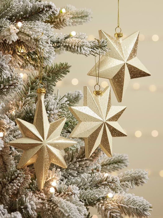 Three Shatterproof Hanging Stars