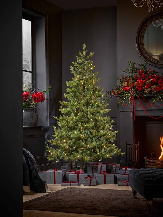 Alberta Pine Pre-Lit Christmas Tree - 7ft