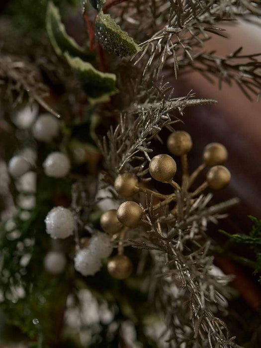Sumptuous Faux Holly & Fir Garland