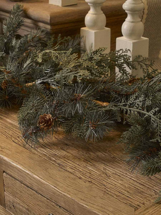Faux Foraged Cypress Garland