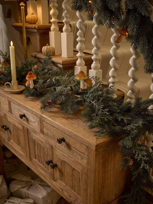 Faux Foraged Cypress Garland