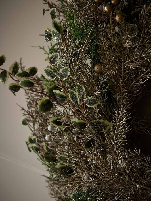 Sumptuous Faux Holly & Fir Wreath