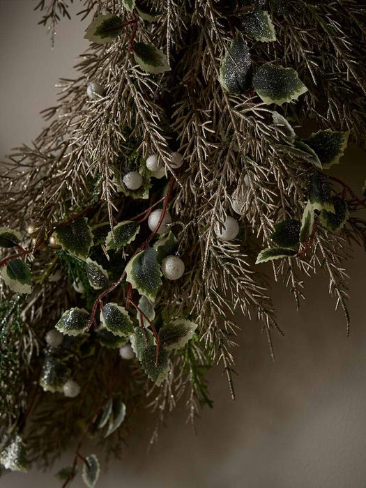 Sumptuous Faux Holly & Fir Wreath