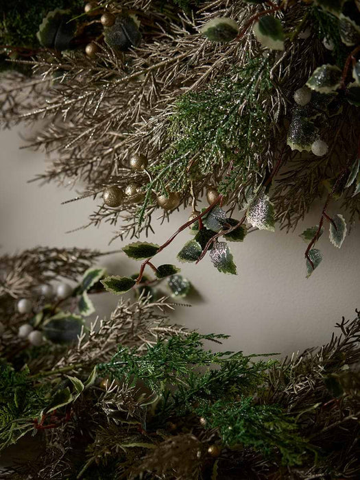 Sumptuous Faux Holly & Fir Wreath