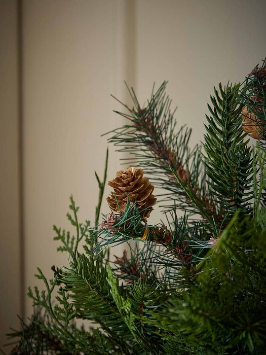 Faux Foraged Cypress Wreath