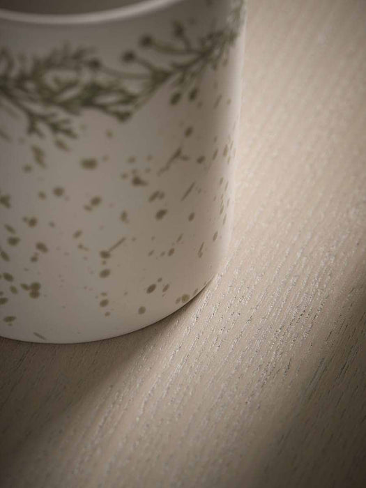 Four Speckled Christmas Mugs