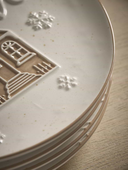Four Gingerbread House Bowls