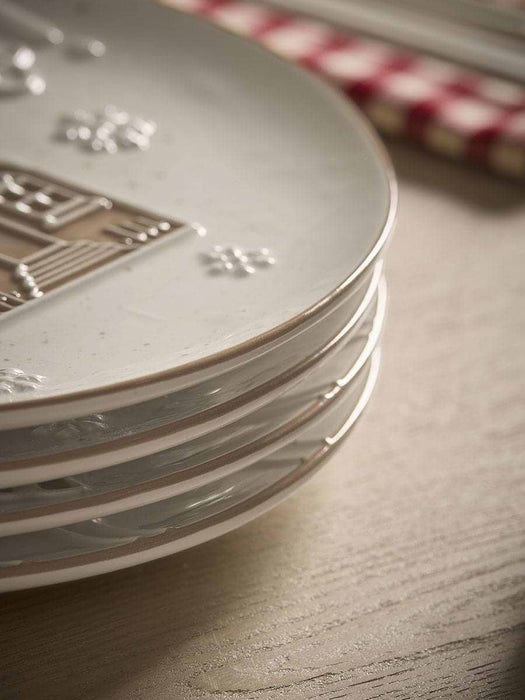 Four Gingerbread House Bowls