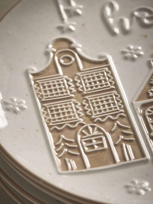 Four Gingerbread House Bowls