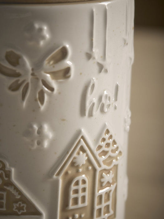 Four Gingerbread House Bowls