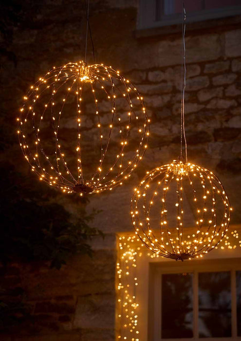 Light Up Hanging Sphere - Small