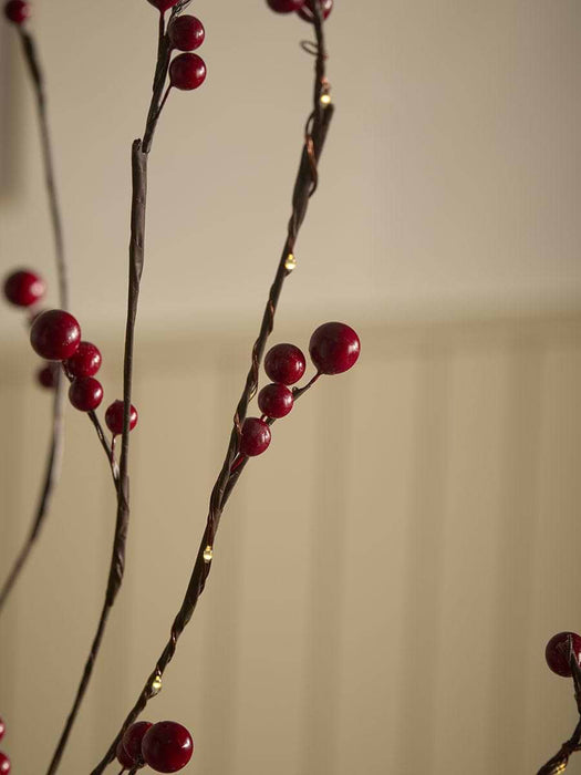 Light Up Red Berry Spray