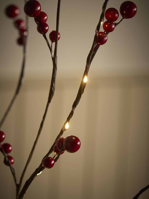 Light Up Red Berry Spray