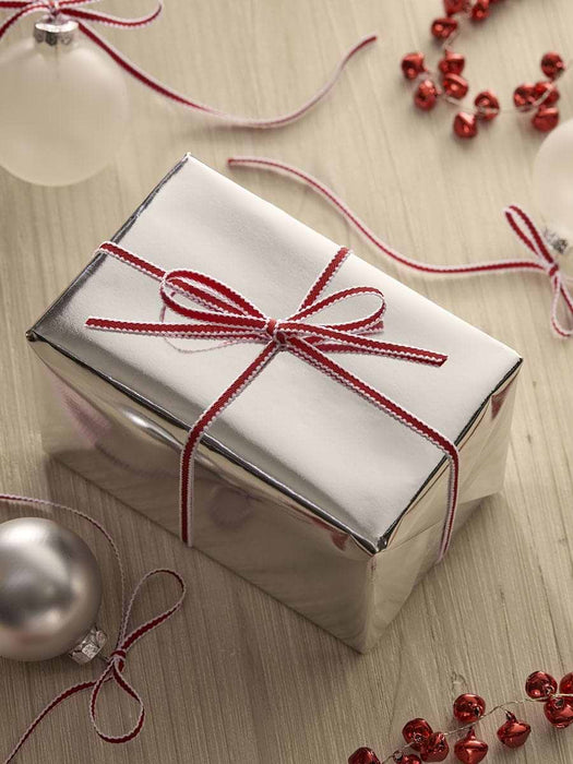 Metallic Silver Wrapping Paper - 5m