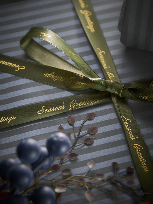 Greetings Satin Ribbon 20m
