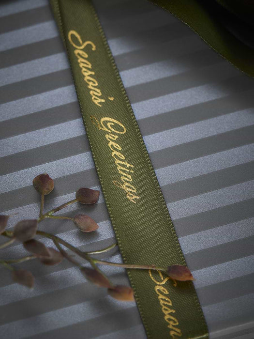 Greetings Satin Ribbon 20m