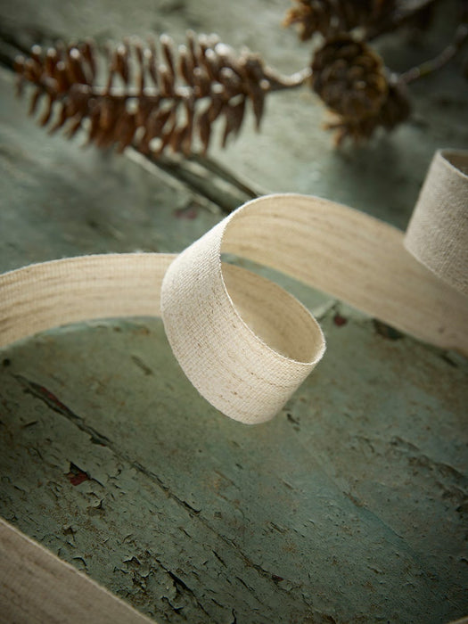 Neutral Woven Ribbon 10m