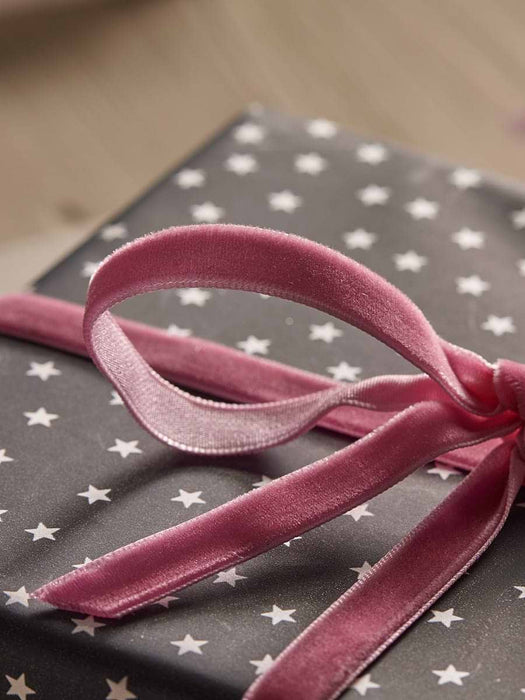 Slim Velvet Ribbon - Fuchsia 20m