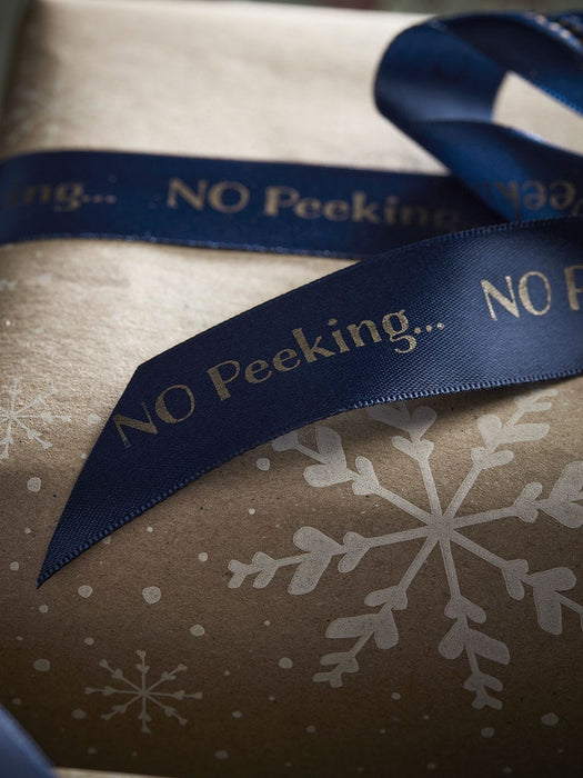 No Peeking Satin Ribbon - Midnight 20m