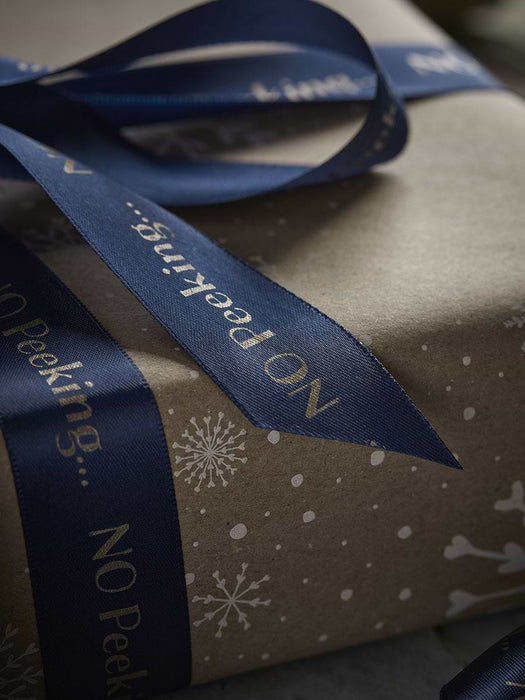 No Peeking Satin Ribbon - Midnight 20m