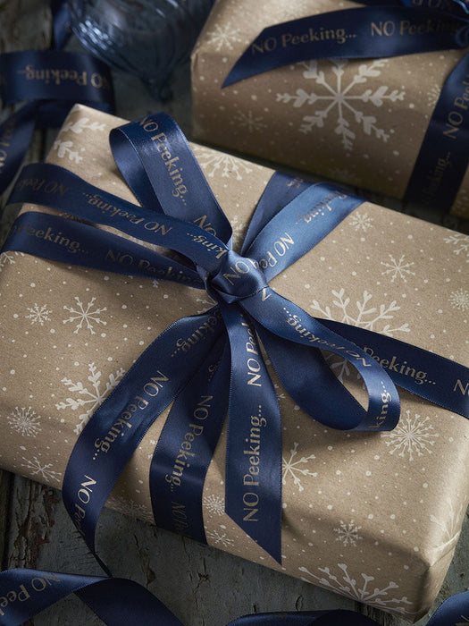 No Peeking Satin Ribbon - Midnight 20m