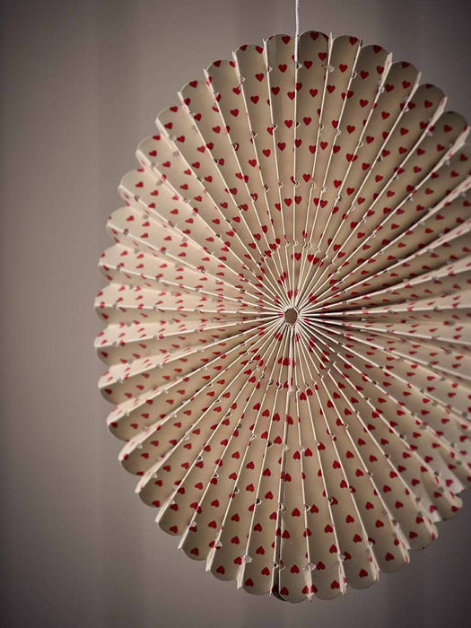 Four Patterned Hanging Paper Decorations