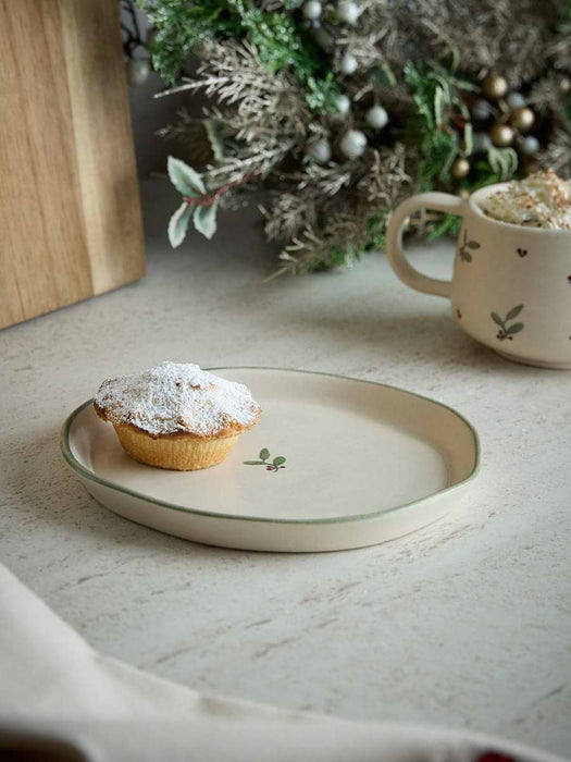 Small Holly Serving Plate