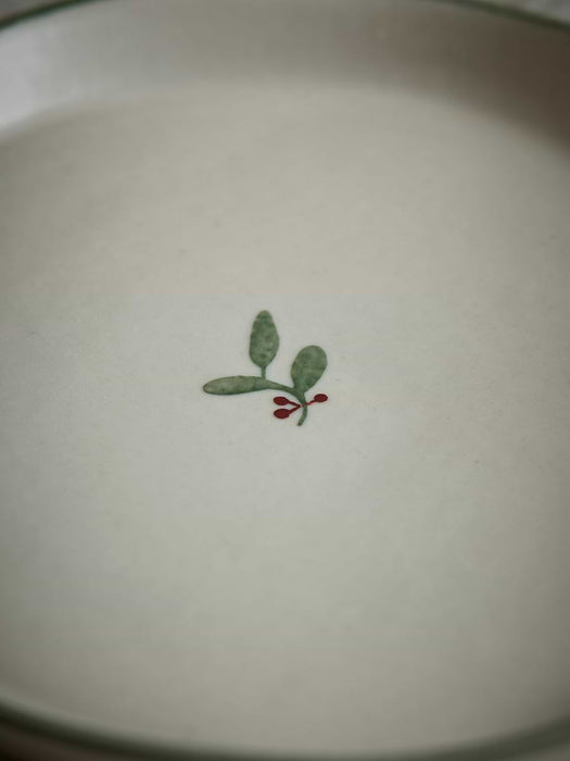 Small Holly Serving Plate